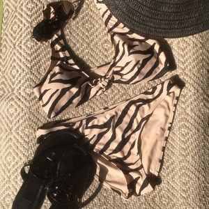 Cabana Del Sol Cheeky Tie Front Bikini